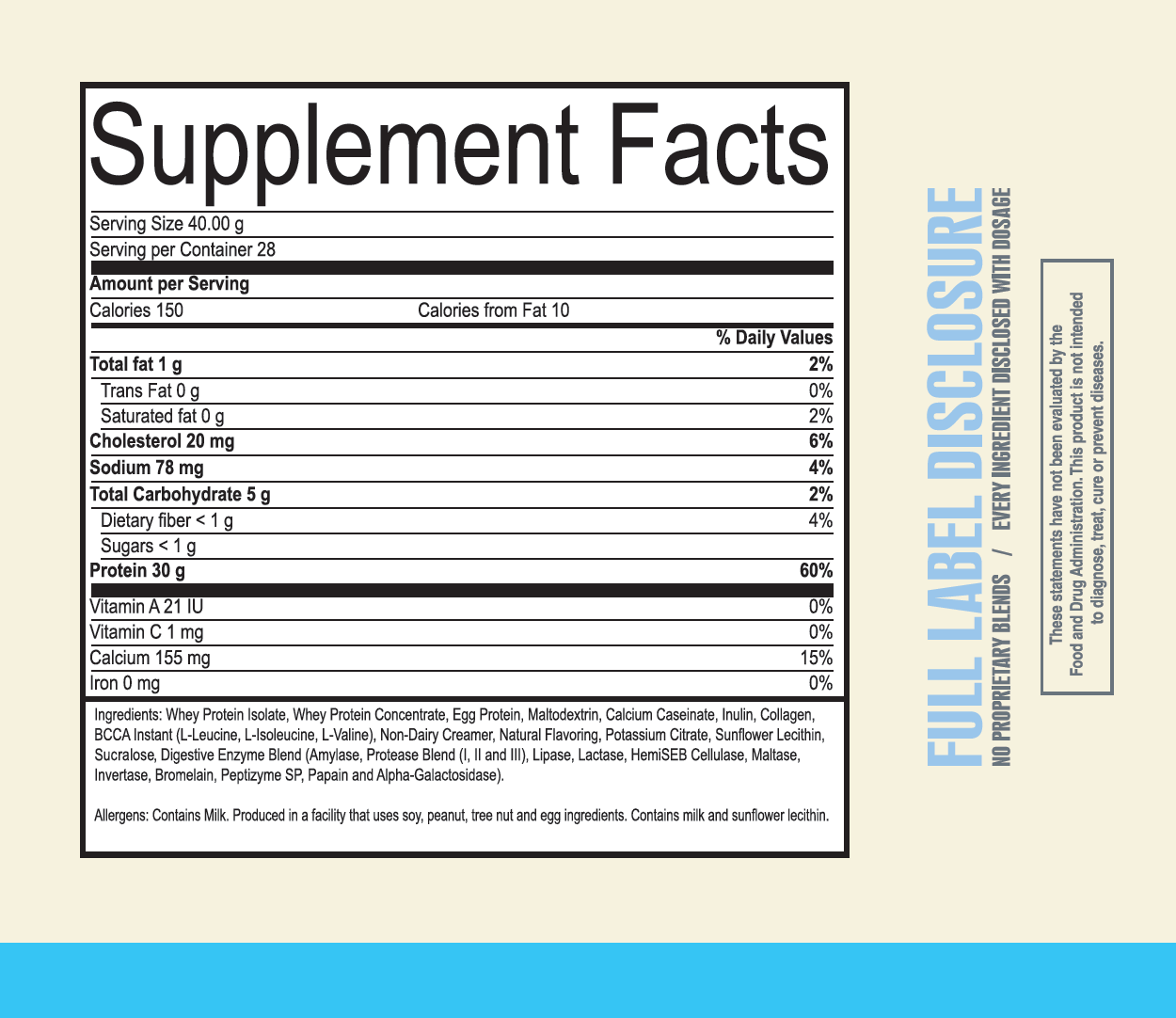 Multi Stage Time Release Protein – Vanilla 2lb