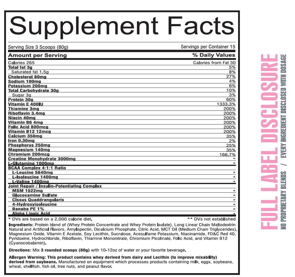 Ultimate Recovery – Strawberry Milk