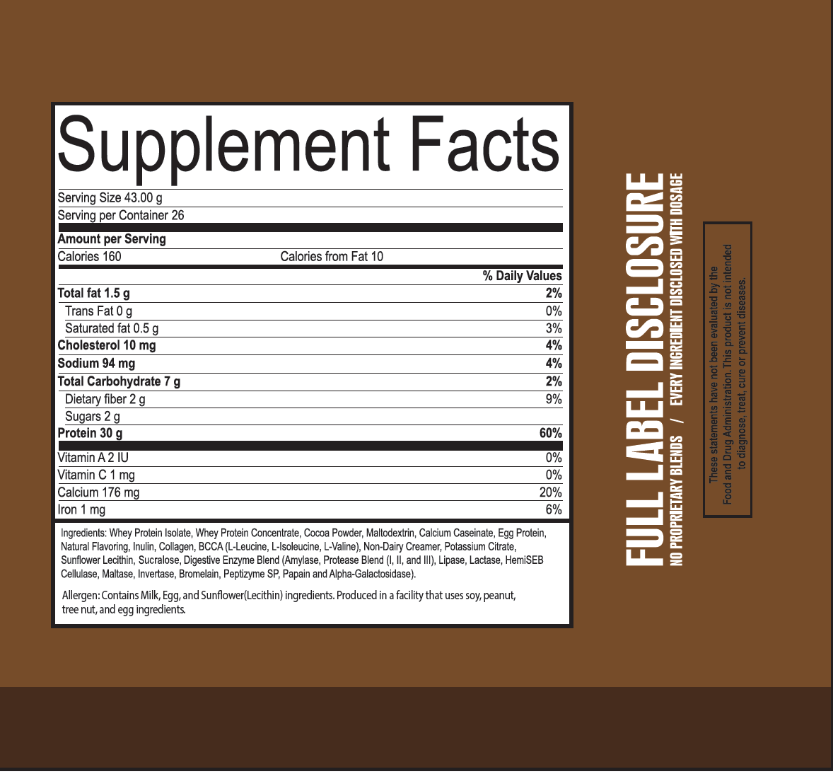 Peanut Butter Crunch Time Release Protein Blend