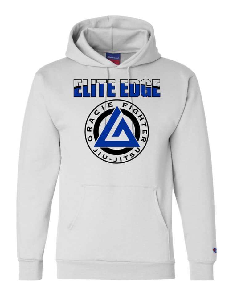 Gracie Fighter White Hoodie