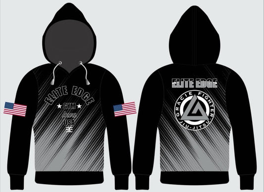 Fade to Black – Elite Edge Gracie Fighter Hoodie