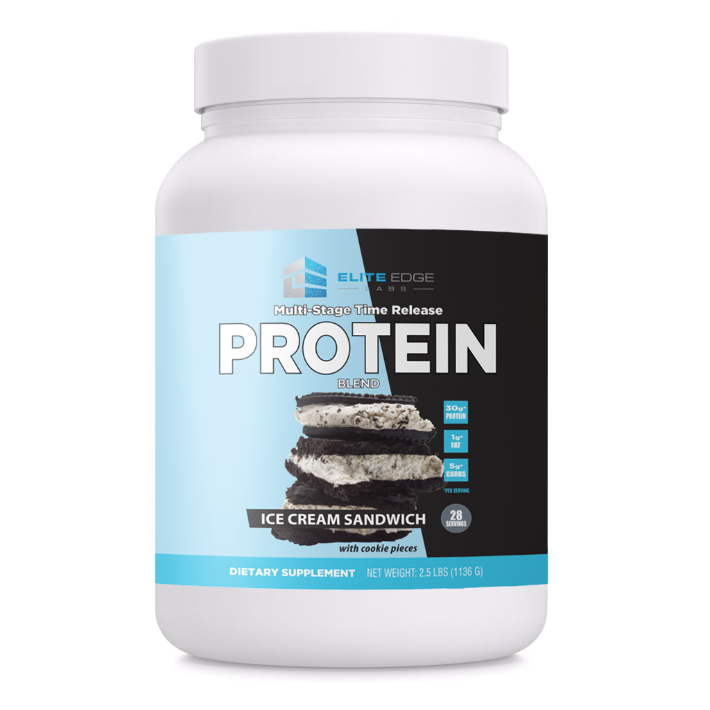 Ice Cream Sandwich Multi Stage Time Release Protein (Contains Real Cookie Pieces)