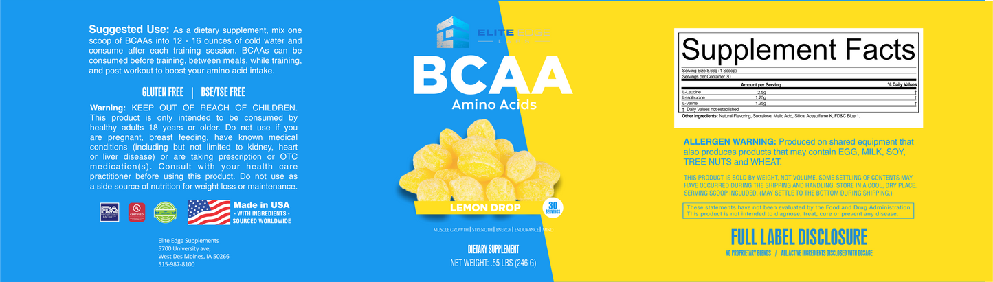 BCAA (Lemon Drop)